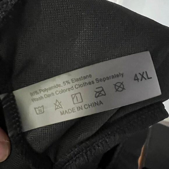 🐻Size 4XL - Black Swim Bottoms - Picture 2 of 5